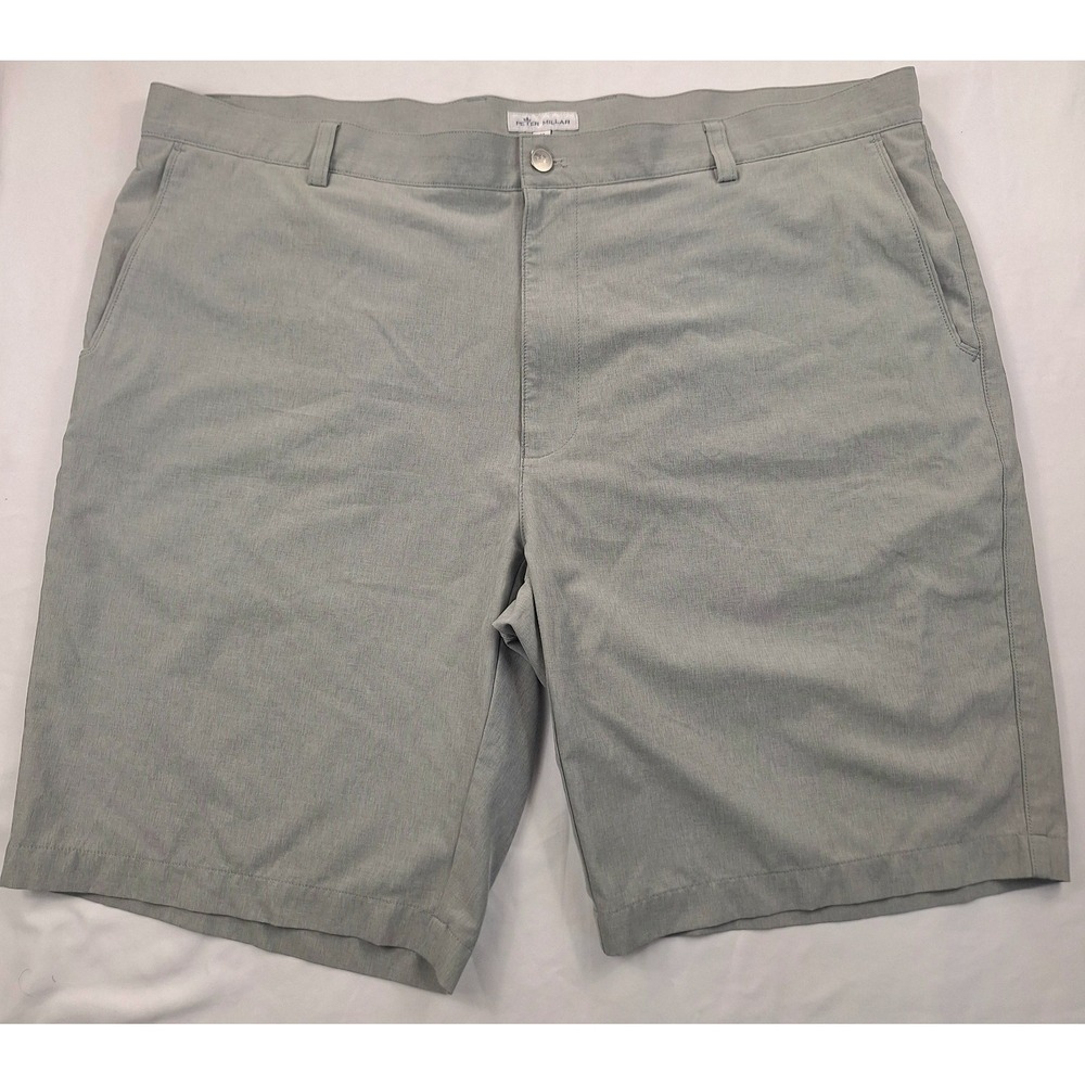 Peter‎ Millar Crown Sport Mens Gray Performance Golf Shorts Size 42 Stretch Gray